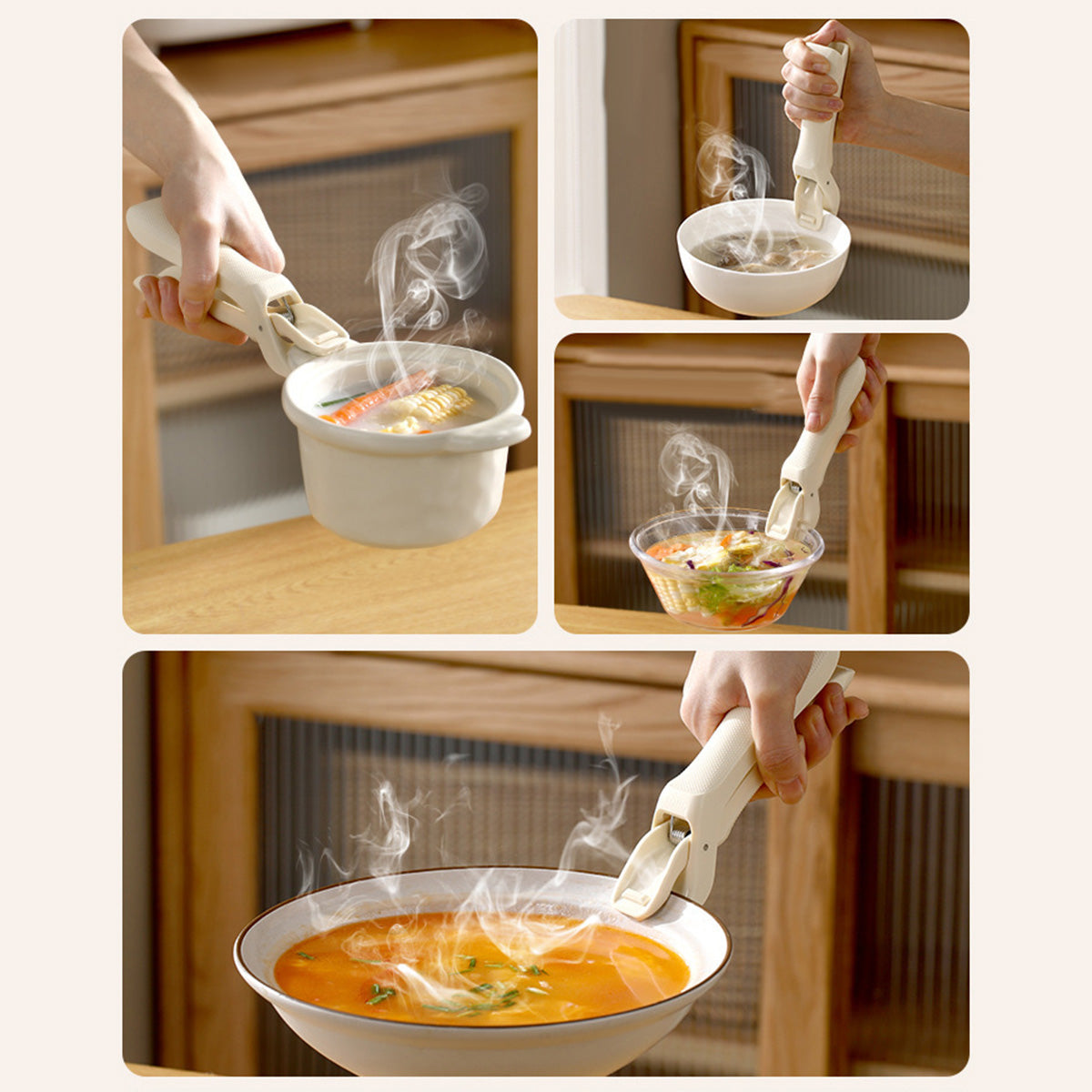 Anti-Scald Hand Gripper For Dish Pot